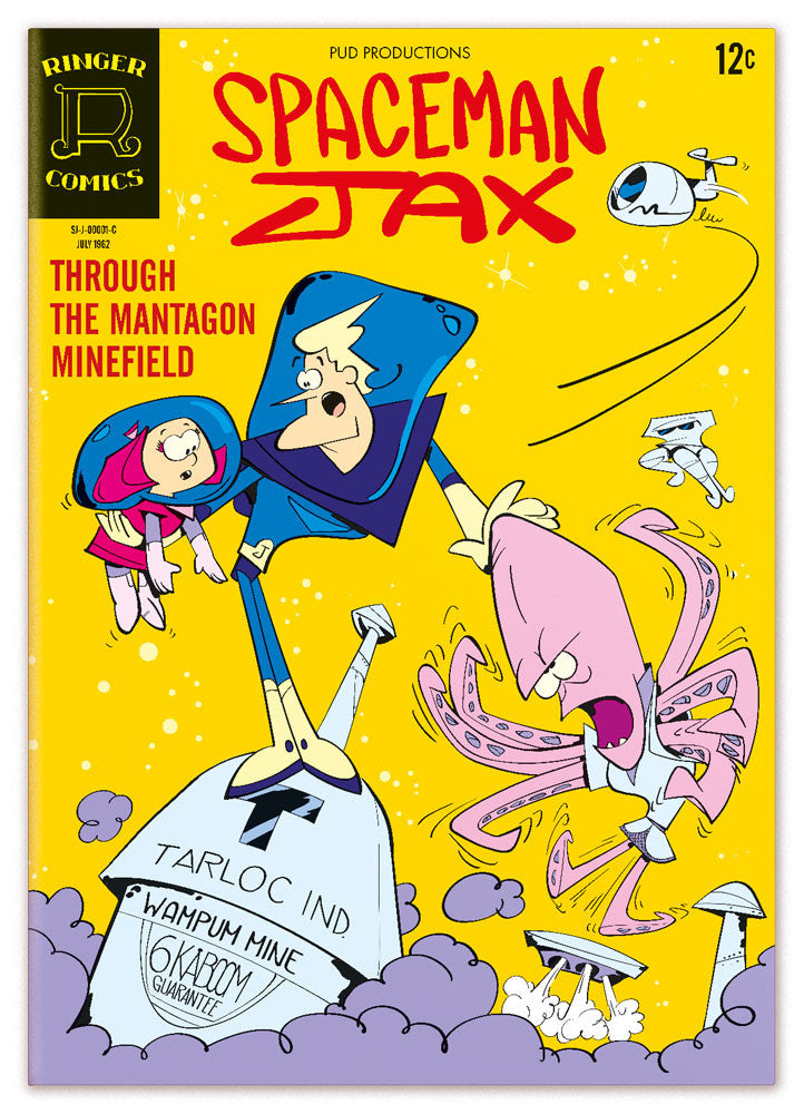 Spaceman jax - through the mantagon minefield - silver age comic