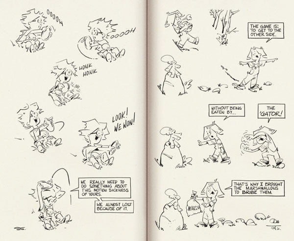 1979 Ringer Publishing Paperbacks - sample page spread - comic strip