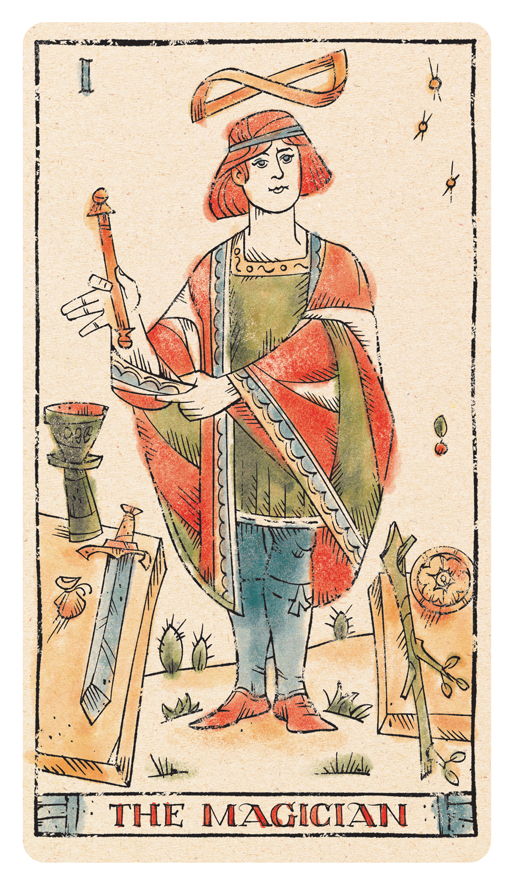 The Magician Card I - The Tarot of Musterberg