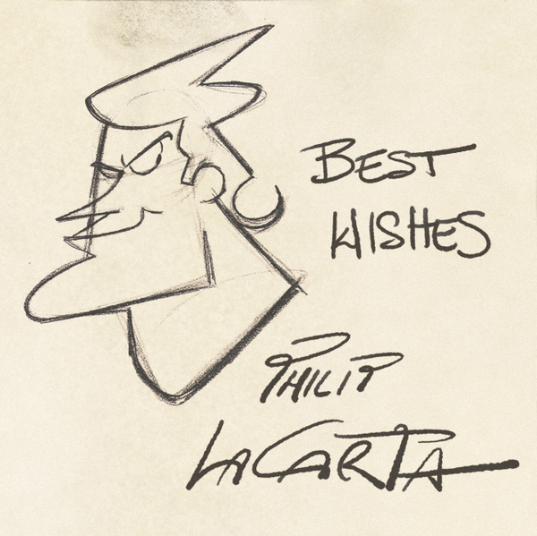 Curio & Co. unveils Spaceman Jax face with Philip La Carta dedication "Best Wishes"
