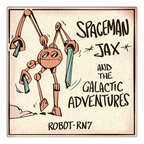 Curio & Co. looks at the role of robots in science fiction and wonders how quickly we'll be losing our jobs to can-openers? Drawing of a robot working in a mine on 1960s futuristic animated TV show Spaceman Jax and the Galactic Adventures. Image from