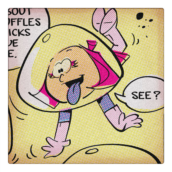 Curio & Co. looks at the boundless energy of little kids with classic 1960s animated characters Spaceman Jax and his niece Dekkin. Image of Spaceman Jax comic from Curio and Co. www.curioandco.com