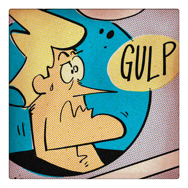 Curio & Co. looks at how seemingly dumb characters, like classic 1960s animated TV character Spaceman Jax, can be so successful. Image from Curio and Co. of Spaceman Jax from the vintage comic Spaceman  Jax Through the Mantagon Minefield