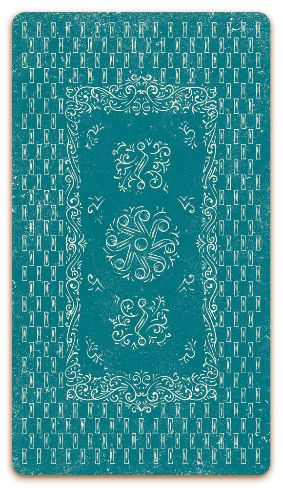 Back of card of the Curio & Co. Tarot of Musterberg deck - The 79-card deck - for game and cartomancy - by Curio and Co. (www.curioandco.com - Curio and Co. OG) 