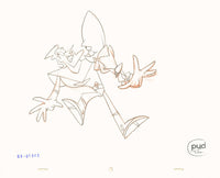  Jim Dewicky - animation production drawing - Jax and mantagon are getting friendly