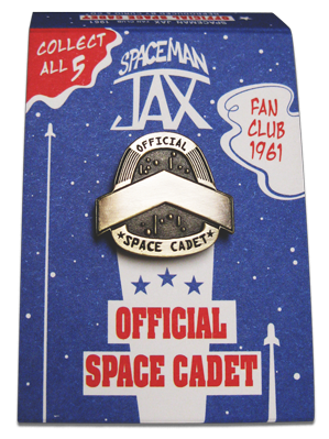 Space Cadet - Spaceman Jax Fanclub Pin - 1961